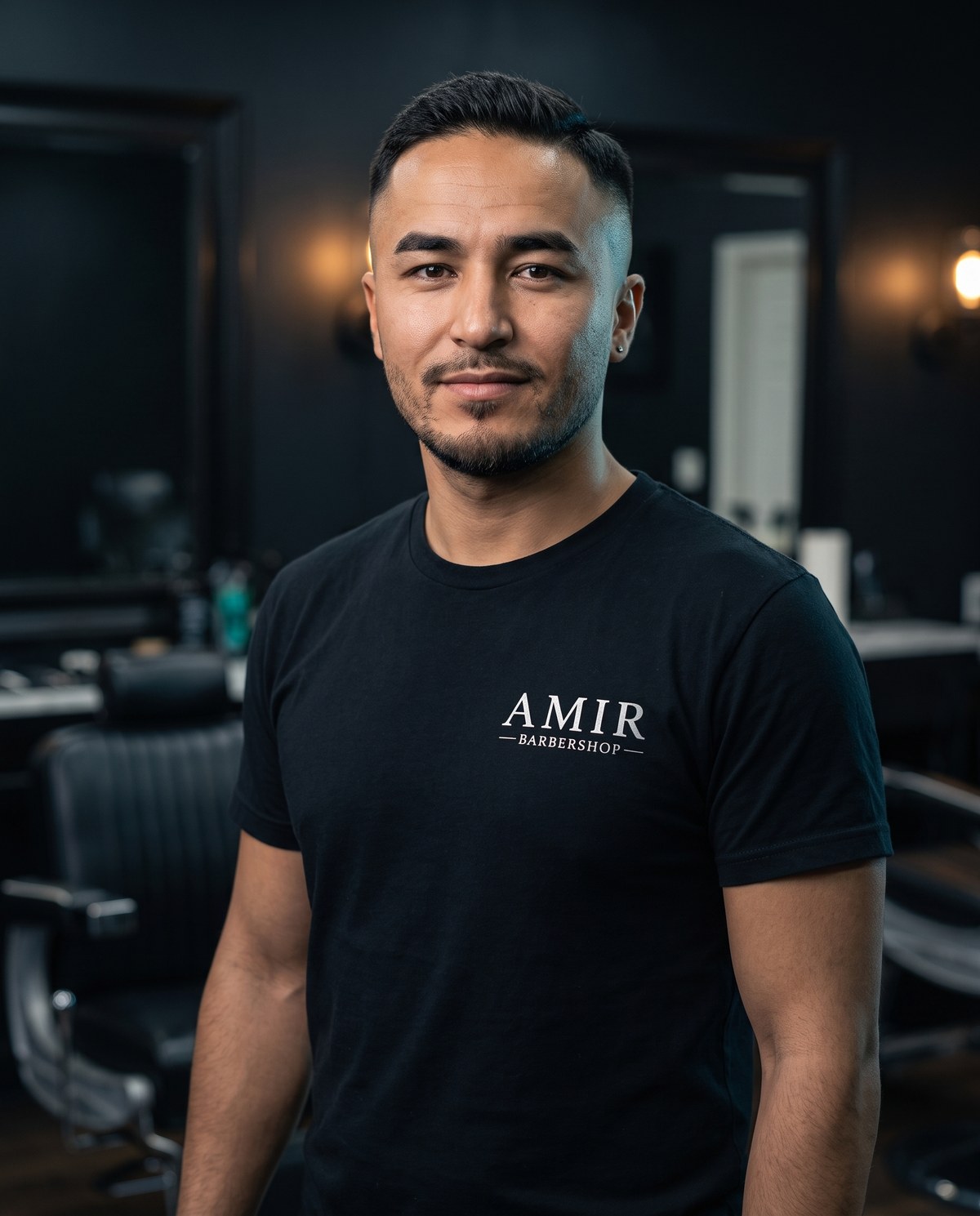 Amir Mohammadi, Inhaber des Amir Barbershop Köln